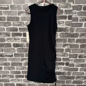 Lululemon tank dress black adjustable length sleeveless
